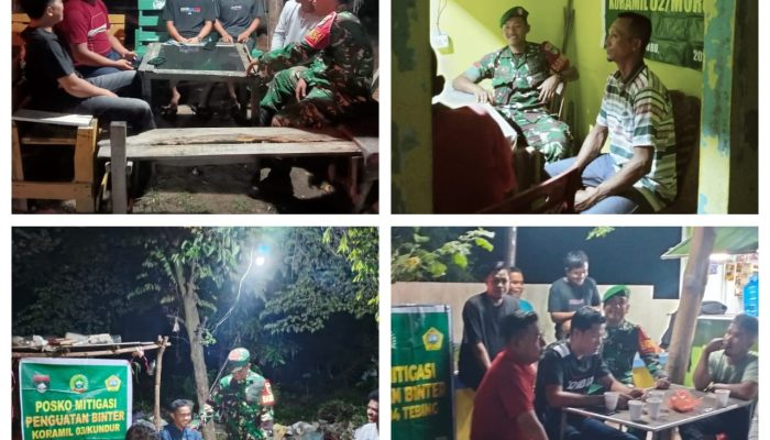 Patroli Gabungan TNI dan Komponen Pendukung Jaga Stabilitas Keamanan Wilayah Kodim 0317/TBK