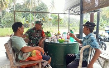 Serka Atmaja Laksanakan Komsos dengan Masyarakat Kampung Suka Jadi