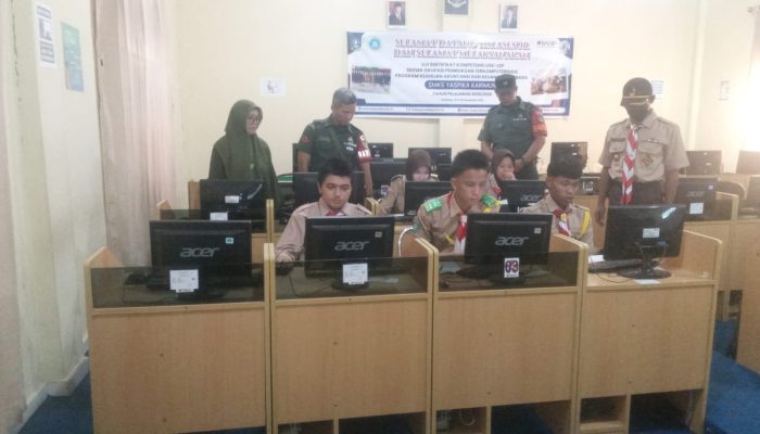 SERDA M. SIRAIT LAKSANAKAN MONITORING UJIAN RIKPSI KORP KADET RI TA.2026