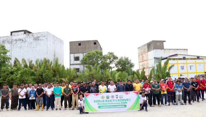 KODIM 0317/TBK BERPARTISIPASI DALAM KERJA BAKTI GERAKAN INDONESIA ASRI