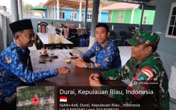 BABINSA KORAMIL 02/MORO PERERAT SILATURAHMI DENGAN TENAGA KESEHATAN DI DURAI