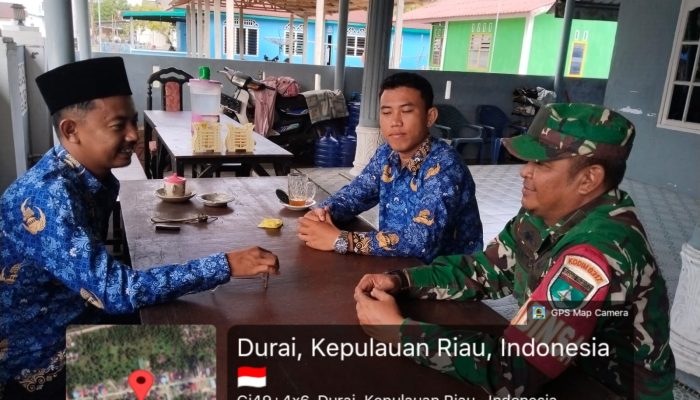 BABINSA KORAMIL 02/MORO PERERAT SILATURAHMI DENGAN TENAGA KESEHATAN DI DURAI